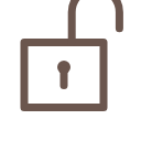 Unlocked padlock icon