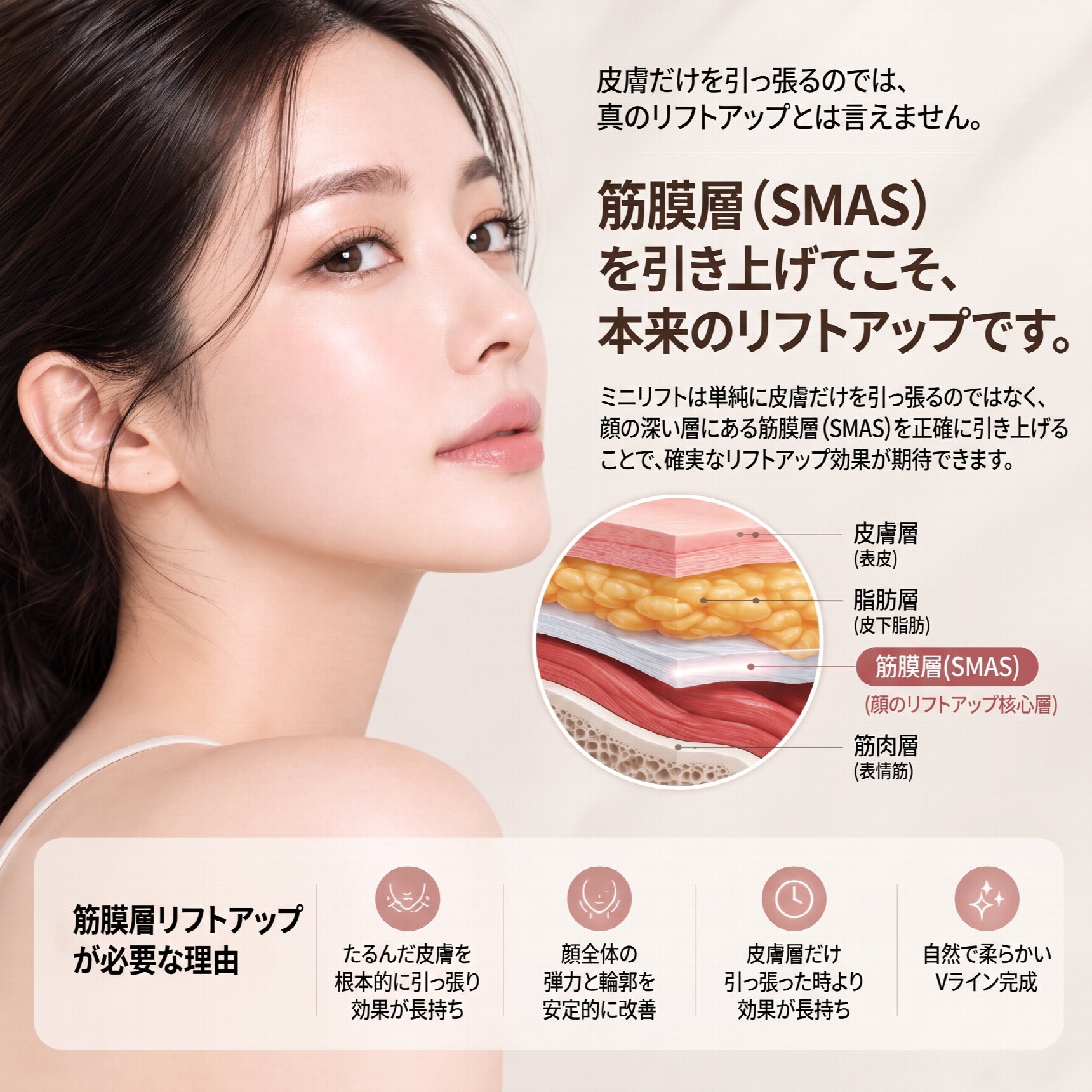 釜山ミニリフト、単に皮膚だけを引き上げてはいけない理由