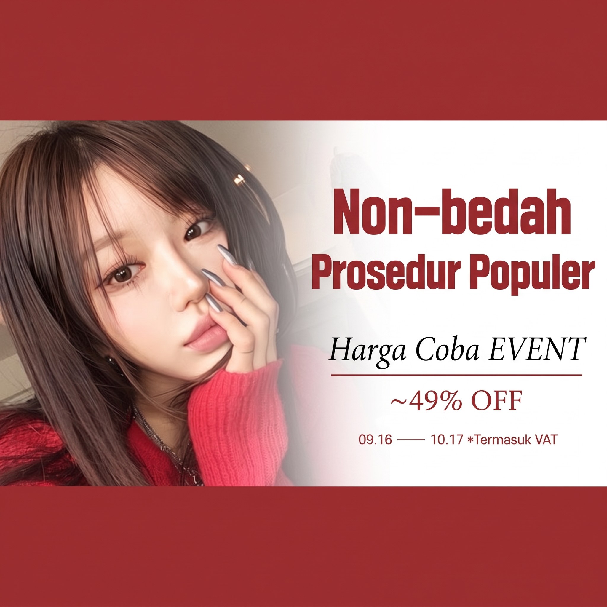 EVENT Harga Coba Prosedur Petit Populer, Sekali Lagi! Diperpanjang — hingga 49% OFF, 10.19 ~ 11.30 (Termasuk PPN · Syarat: menulis ulasan struk Naver)