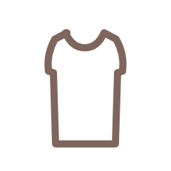 ภาพเส้นแสดงเสื้อแขนกุด