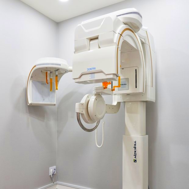 3D-CT 촬영 장비가 설치된 진단실
