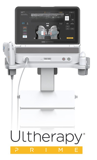 Аппарат Ultherapy PRIME — рядом виден логотип Ultherapy PRIME