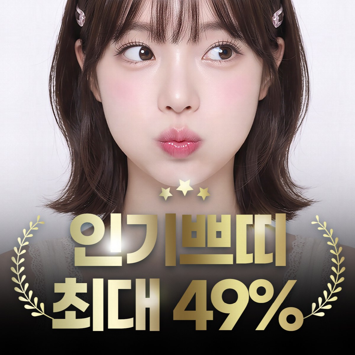 가격표 일러스트를 그린 쁘띠 이벤트 배너 — “포시즌 인기쁘-띠 EVENT”